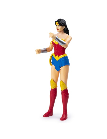 DC Comics , WONDER WOMAN, Personaggio WONDER WOMAN 30 cm, Personaggio in scala 30 cm con decorazioni originali e 11 punti di