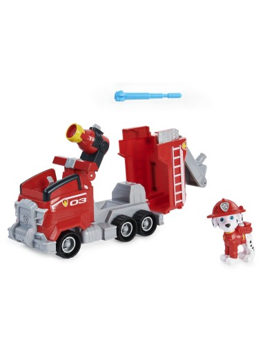 PAW Patrol Veicolo trasformabile con personaggio IL FILM da collezione