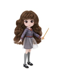Wizarding World | Bambola articolata Hermione Granger 20cm | Bacchetta e divisa di Hogwarts inclusa | Collezione Harry Potter |