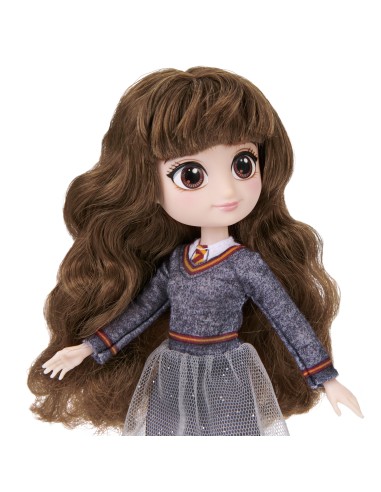 Wizarding World | Bambola articolata Hermione Granger 20cm | Bacchetta e divisa di Hogwarts inclusa | Collezione Harry Potter |