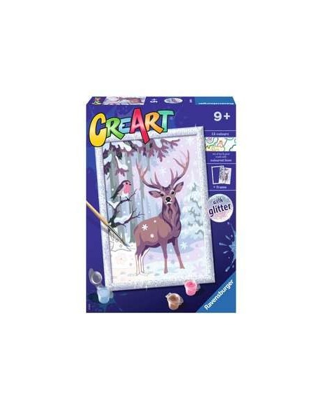 Ravensburger CreArt Festive Friends Colore per kit di verniciatura in base ai numeri