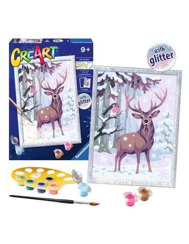 Ravensburger CreArt Festive Friends Colore per kit di verniciatura in base ai numeri