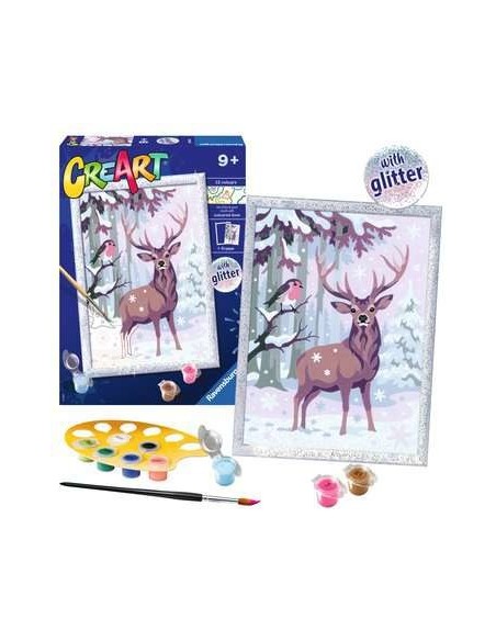 Ravensburger CreArt Festive Friends Colore per kit di verniciatura in base ai numeri