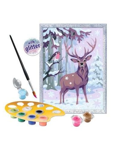 Ravensburger CreArt Festive Friends Colore per kit di verniciatura in base ai numeri