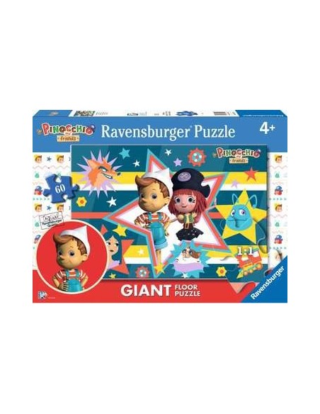 Ravensburger Pinocchio Puzzle 60 pz Cartoni