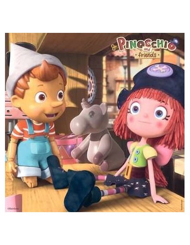 Ravensburger Pinocchio Puzzle 49 pz Cartoni