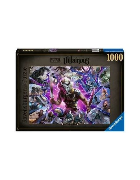 Ravensburger Marvel Villainous  Killmonger Puzzle 1000 pz Fumetti
