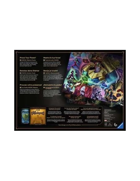 Ravensburger Marvel Villainous  Killmonger Puzzle 1000 pz Fumetti