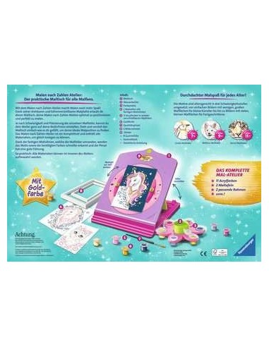 Ravensburger CreArt Pawesome Polar Bear Colore per kit di verniciatura in base ai numeri