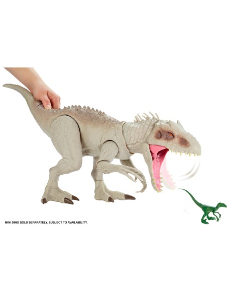 Mattel Jurassic World- Indominus Rex Dinosauro con Luci e Suoni, GCT95