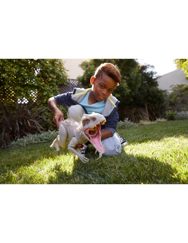 Mattel Jurassic World- Indominus Rex Dinosauro con Luci e Suoni, GCT95