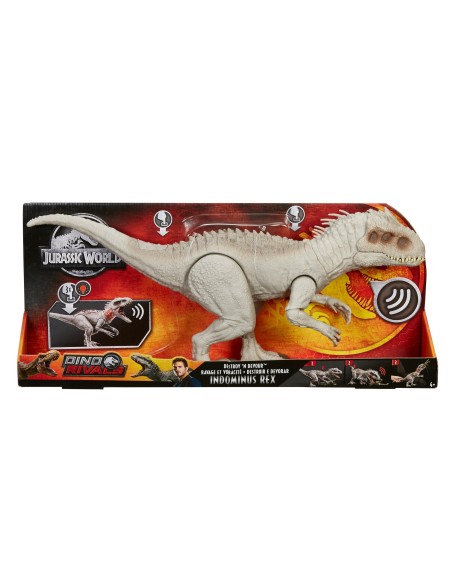 Mattel Jurassic World- Indominus Rex Dinosauro con Luci e Suoni, GCT95