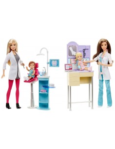 Mattel Barbie Playset a tema Carriera, Bambola in assortimento, Giocattolo per Bambini 3 + anni, Assortito