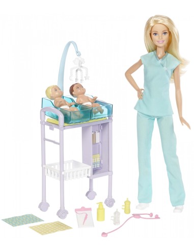 Mattel Barbie Playset a tema Carriera, Bambola in assortimento, Giocattolo per Bambini 3 + anni, Assortito