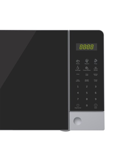 Beko MOC201103S forno a microonde Superficie piana Solo microonde 20 L 700 W Acciaio inossidabile