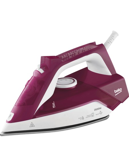 Beko SIM3126R ferro da stiro Ferro a vapore Ceramica 2600 W Rosso