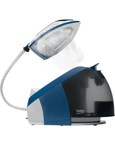 Beko SGA8328D ferro da stiro a caldaia 2800 W Ceramica Blu, Bianco