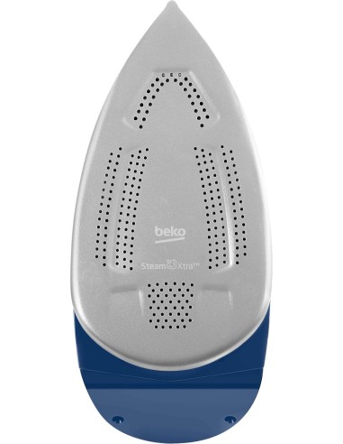 Beko SGA8328D ferro da stiro a caldaia 2800 W Ceramica Blu, Bianco