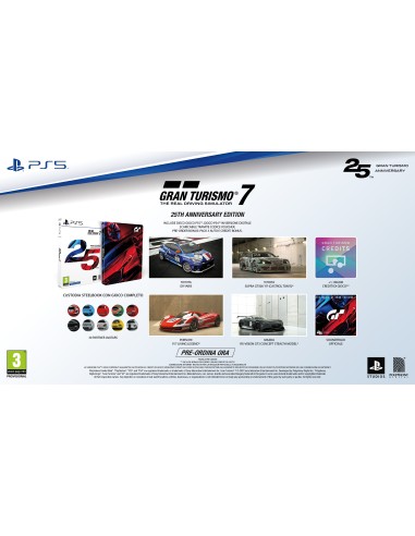 Sony Gran Turismo 7, 25th Anniversary Edition Anniversario Multilingua PlayStation 5