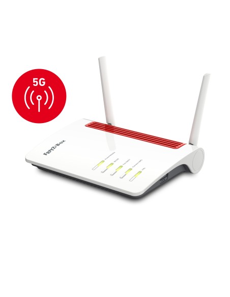 FRITZ!Box 6850 5G router wireless Gigabit Ethernet Dual-band (2.4 GHz 5 GHz) Bianco