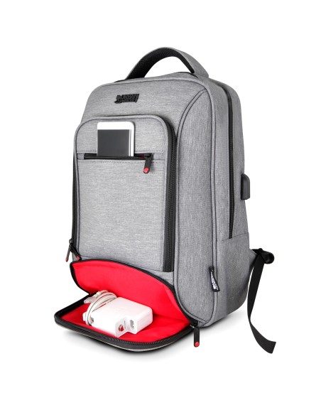 Urban Factory Mixee zaino Nero Grigio, Rosa Nylon, Poliestere