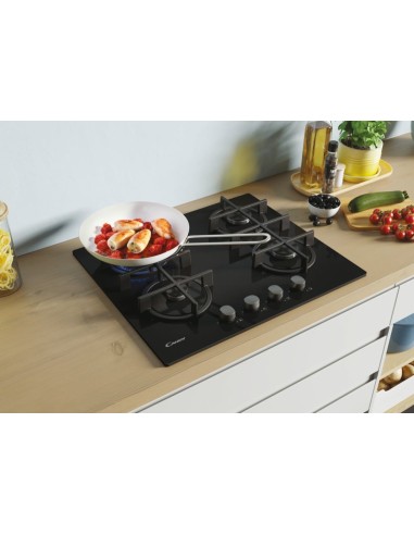 Candy CVG6B Nero Da incasso 59 cm Gas 4 Fornello(i)