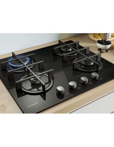Candy CVG6B Nero Da incasso 59 cm Gas 4 Fornello(i)