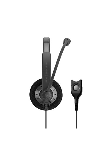EPOS | SENNHEISER IMPACT SC 30 Auricolare Cablato A Padiglione Musica e Chiamate Nero, Argento