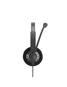 EPOS | SENNHEISER IMPACT SC 60 Auricolare Cablato A Padiglione Musica e Chiamate Nero, Argento