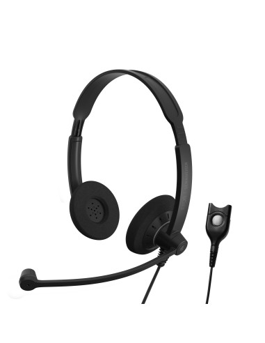 EPOS | SENNHEISER IMPACT SC 60 Auricolare Cablato A Padiglione Musica e Chiamate Nero, Argento
