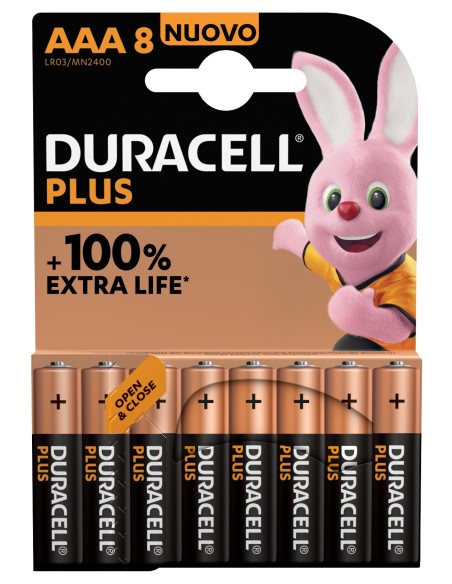 Duracell Plus 100 AAA B8 x10
