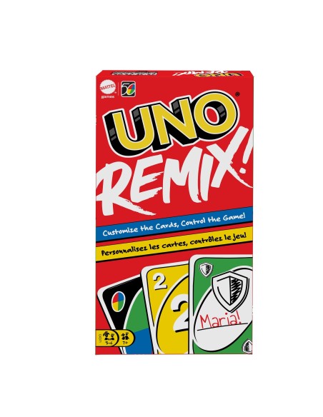 Games UNO Remix Carta da gioco Famiglia