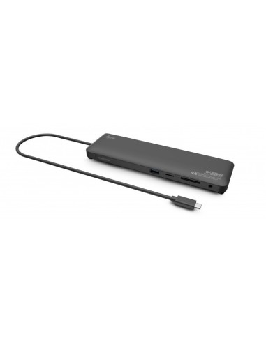 Urban Factory TCD45UF replicatore di porte e docking station per notebook Cablato USB 3.2 Gen 1 (3.1 Gen 1) Type-C Nero