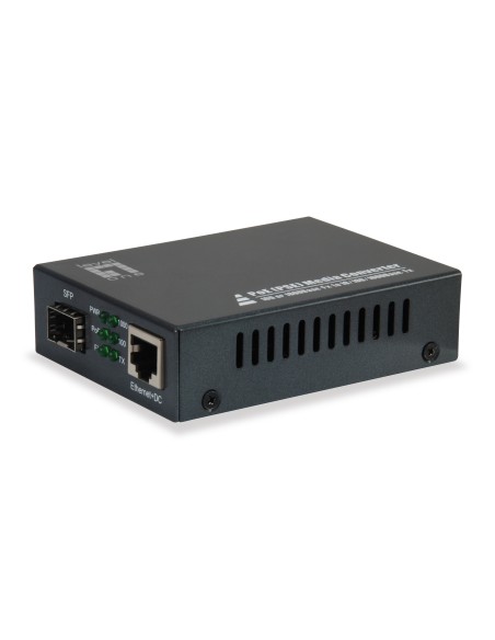 LevelOne GVT-2012 convertitore multimediale di rete 1000 Mbit s Nero