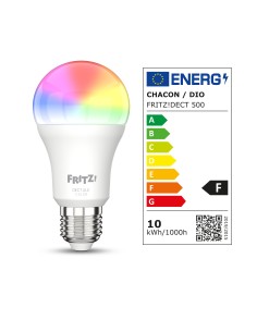 FRITZ!DECT DECT 500 Lampadina intelligente Argento, Bianco