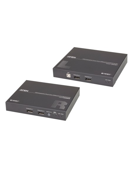 ATEN Estensore KVM USB DisplayPort Dual View HDBaseT™ 2.0 (4K a 100 m per visualizzazione singola)