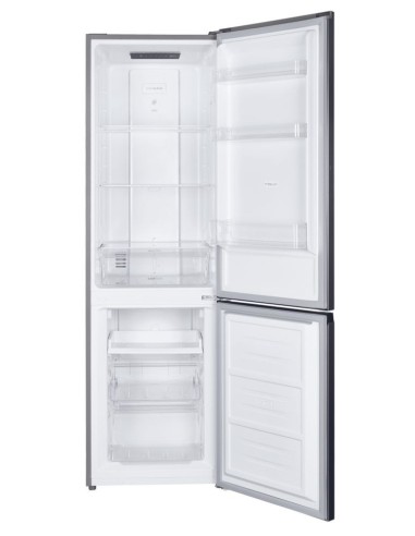 Candy CCH1T518FX frigorifero con congelatore Libera installazione 253 L F Platino, Acciaio inossidabile