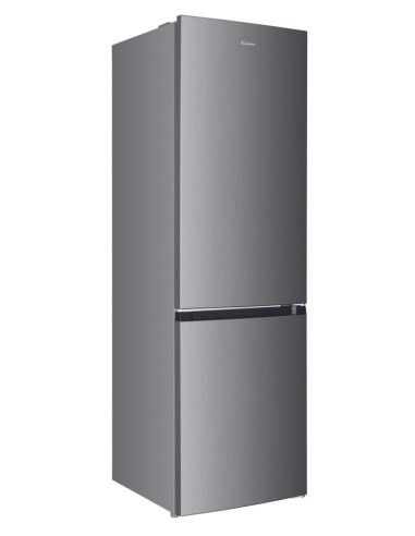Candy CCH1T518FX frigorifero con congelatore Libera installazione 253 L F Platino, Acciaio inossidabile