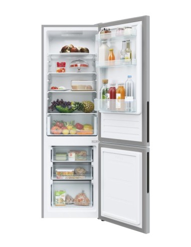 Candy City Combi CCT3L517FS frigorifero con congelatore Libera installazione 260 L F Argento