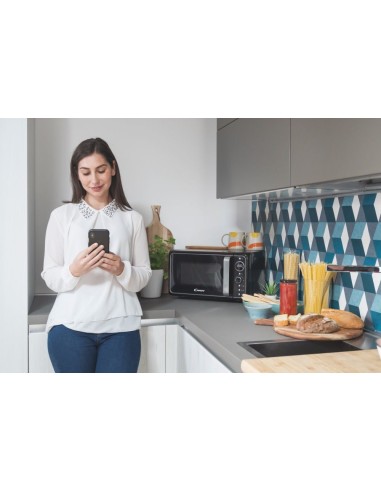 Candy Divo G20CMB Superficie piana Microonde con grill 20 L 700 W Nero