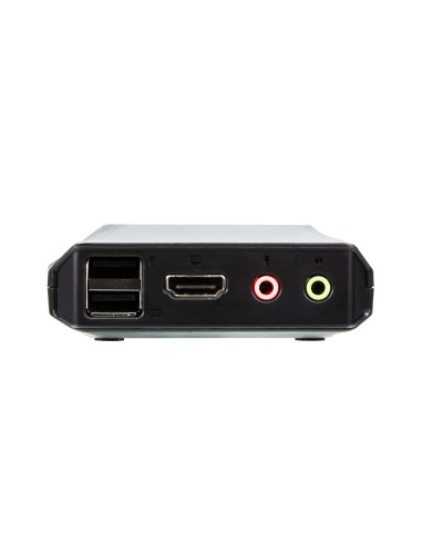 ATEN Switch KVM cablato USB 4K HDMI a 2 porte con selettore porta remota