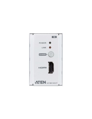 ATEN Trasmettitore HDMI HDBaseT-Lite con placca a parete EU   PoH