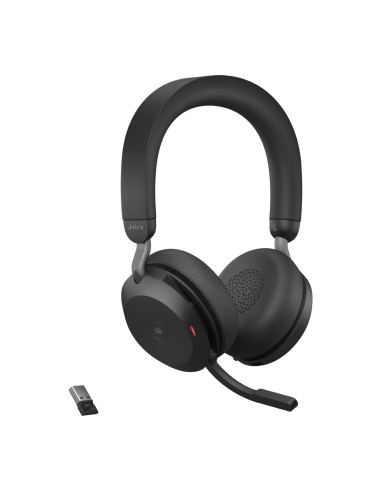 Jabra Evolve2 75 Auricolare Wireless A Padiglione Ufficio Bluetooth Base di ricarica Nero