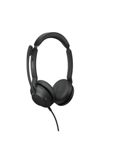 Jabra Evolve2 30, MS Stereo Auricolare Cablato A Padiglione Ufficio USB tipo-C Nero
