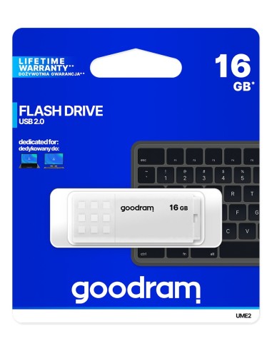 Goodram UME2 unità flash USB 16 GB USB tipo A 2.0 Bianco
