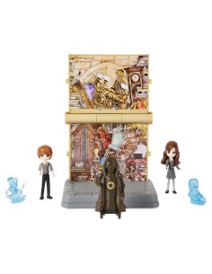 Wizarding World , set Stanza delle Necessità 2 in 1 con 2 bambole articolate e 3 accessori, collezione Harry Potter, giocattoli
