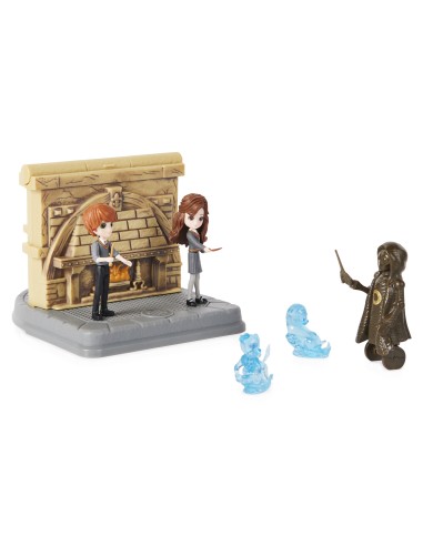 Wizarding World , set Stanza delle Necessità 2 in 1 con 2 bambole articolate e 3 accessori, collezione Harry Potter, giocattoli