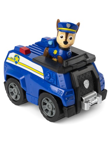 PAW Patrol | Veicolo della polizia di Chase | Veicolo e personaggio di Chase | Giochi per bambini dai 3 anni in su