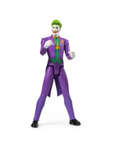 DC Comics | BATMAN | Personaggio Joker in scala 30 cm con decorazioni originali e 11 punti di articolazione - Giocattoli per 2