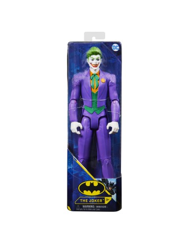DC Comics | BATMAN | Personaggio Joker in scala 30 cm con decorazioni originali e 11 punti di articolazione - Giocattoli per